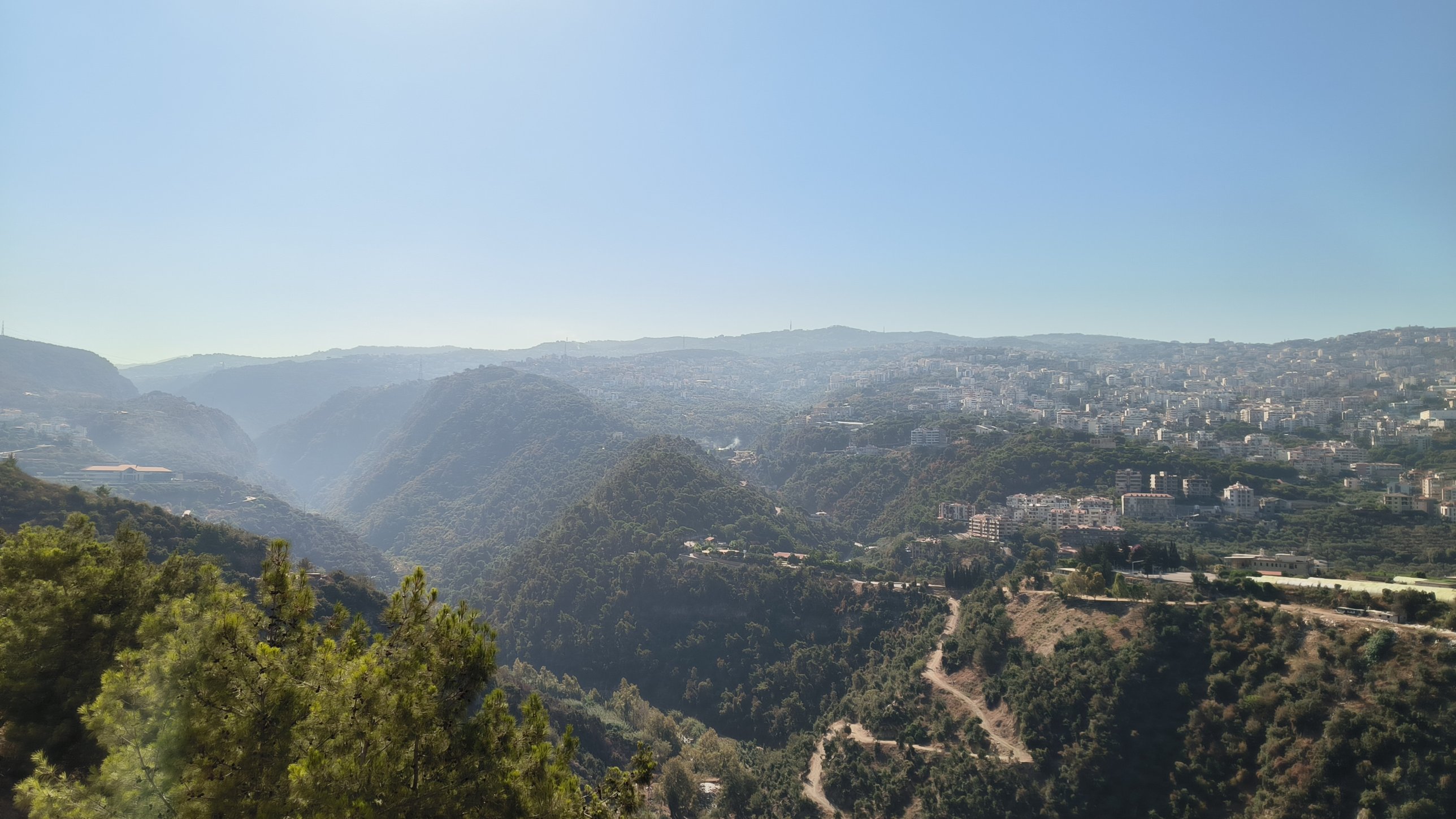 Mountains above Beirut, Lebanon - building for Lebanese businesses